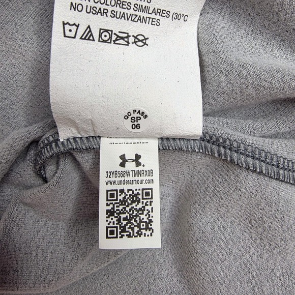 NWT Under Armour ColdGear Fitted Mock Women's Large Charcoal Light Heather Shirt - Picture 11 of 15